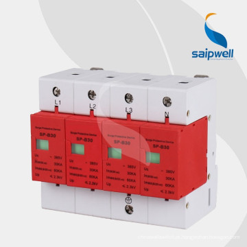 SAIPWELL SP-B30 / 4 4P 385V 30KA, prendedor de sobretensão a cores 60KA